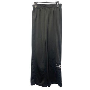 Under Armour Gray Warmup Jogging Basketball Pants Loose Fit with Zip Ankles Men'